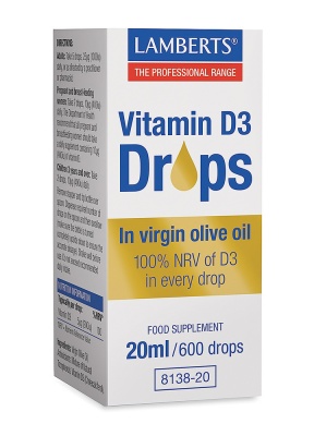 Lamberts Vitamin D3 Drops 20ml